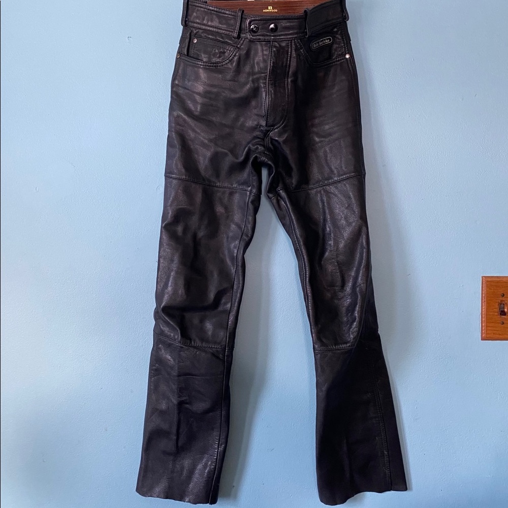 Black leather pants vintage Hein Gericke 30x30
